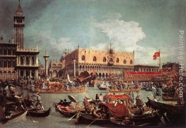 Canaletto The Bucintoro Returning to the Molo on Ascension Day